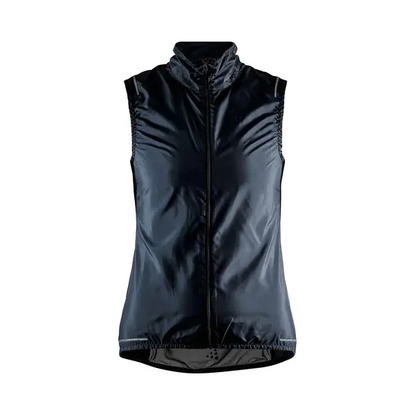Craft Adv Essence Light Wind Vest W Black M - Fahrradweste Damen Ultraleicht Winddicht Wasserabweisend Atmungsaktiv Reflektierend Packable Rennrad thumbnail
