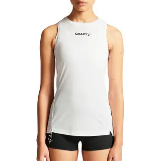 Craft, Damen, Sportshirt, Rush 2.0 Singlet W (S), Weiss, S