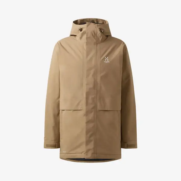 Haglöfs Salix Proof Mimic Ii Damen Kapuzenjacke Braun Beige - S thumbnail
