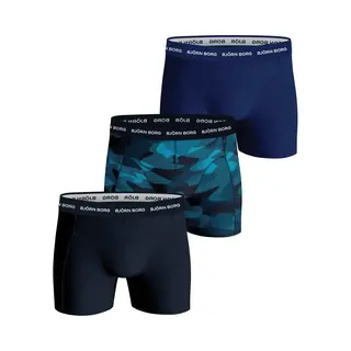 Björn Borg Bjorn Borg 3p Shorts Shadeline Sammy - Sportonderbroek Casual - Mannen - Blauw - M