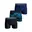 Zwart/blauw