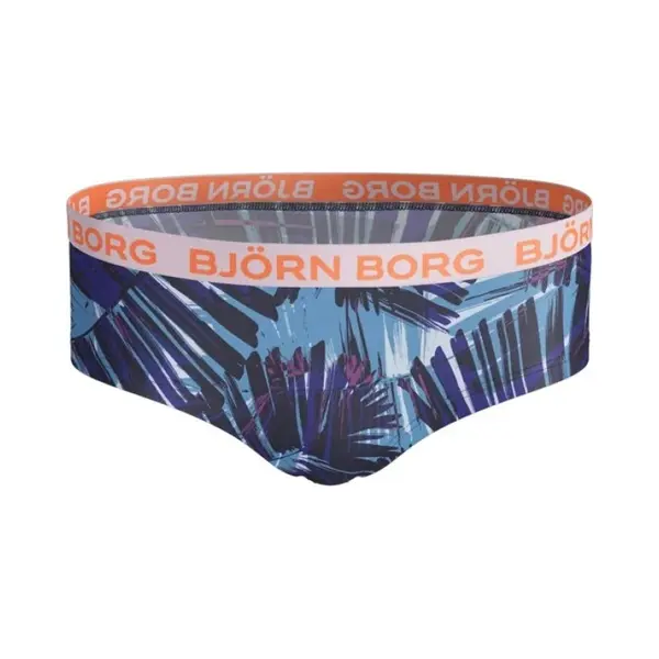 Björn Borg - Meisjes - Palmenprint Hipster 2-Pack - Blauw/Multicolour - Maat 146-152 thumbnail