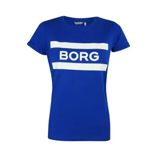 Björn Borg - Dames - Florence T-Shirt - Blauw/Wit - Maat 34