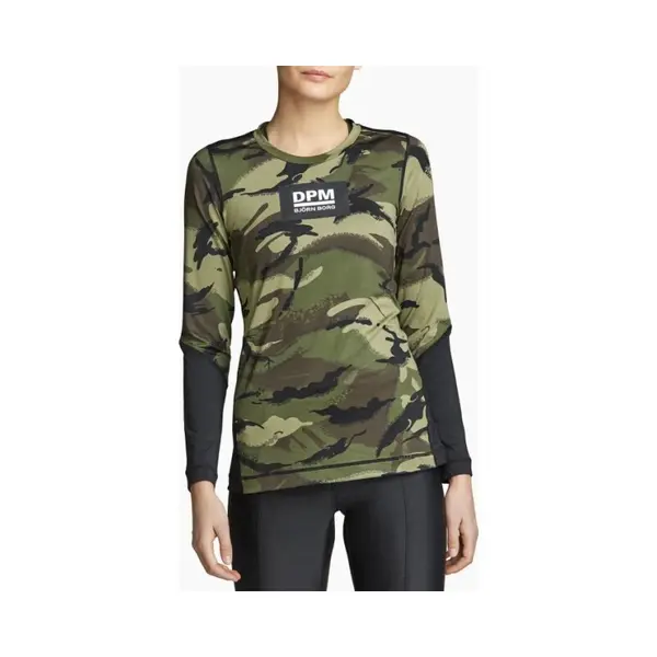 Björn Borg - Dames - Cynthia Dpm Longsleeve - Zwart - Maat 36 thumbnail