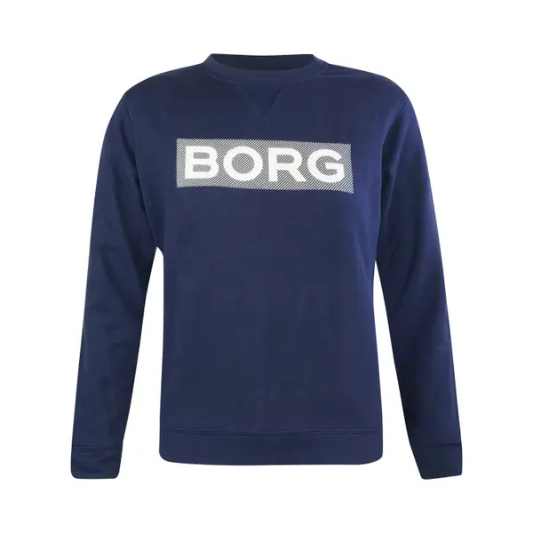 Björn Borg - Dames - Crewneck Iriz Sweatshirt - Blauw - Maat 36 thumbnail