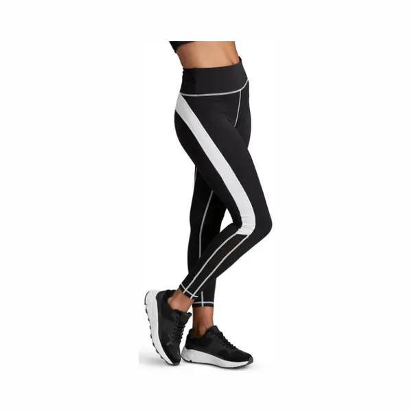 Björn Borg - Dames - Sthlm High Waist Mesh Leggings - Multicolour/Wit/Zwart - Maat 34 thumbnail