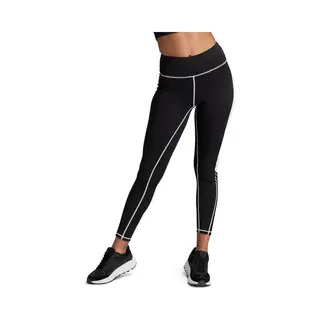 Björn Borg - Dames - Sthlm High Waist Mesh Leggings - Multicolour/Wit/Zwart - Maat 40