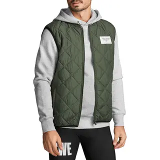 Björn Borg Sthlm Padded Vest Heren - Sportjas - Donkergroen - Mannen