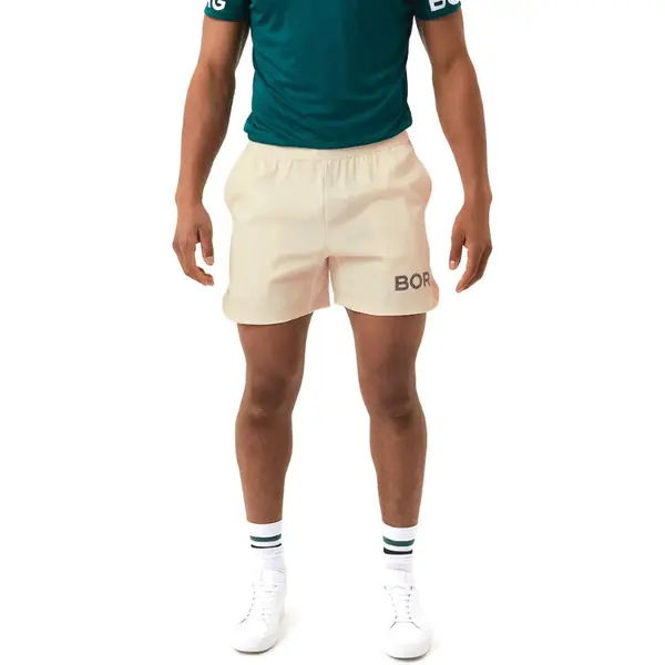Björn Borg - Heren - Borg Shorts - Beige/Groen - Maat Xxl thumbnail