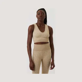 Björn Borg Bjorn Borg - Dames - Seamless Sporttop - Beige - S/M