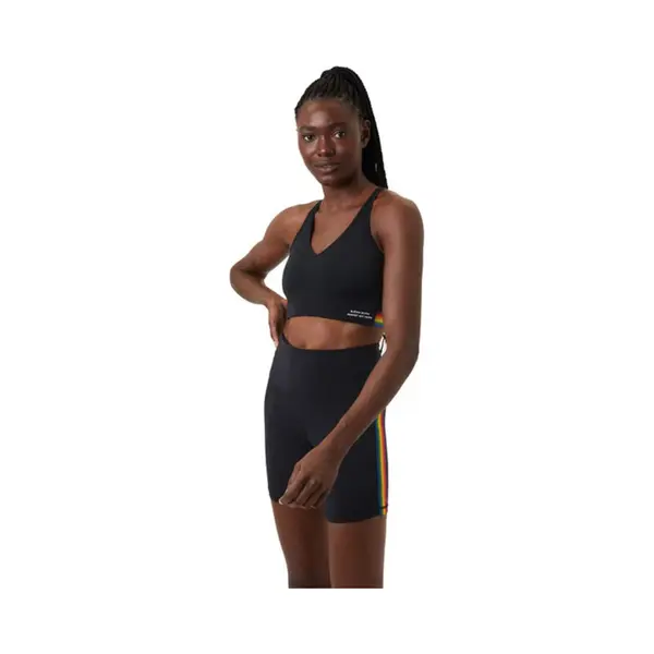 Björn Borg - Dames - Mid Multi Support Pride Sport Bh - Multicolour/Zwart - Maat Xs thumbnail
