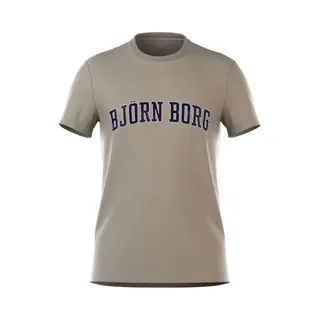 Björn Borg Singles Day! Bjorn Borg - Essential T-Shirt Khaki - Heren - Maat L - Regular-fit