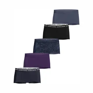 Björn Borg 5-Pack Meisjes Boxershorts - Core Minishorts - 116 - Paars