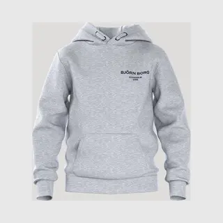 Björn Borg Essential 1 Hoodie Kinderen Trui Met Capuchon Jongens - Lichtgrijs - Maat 134/140