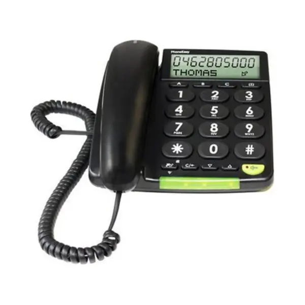Doro PhoneEasy 312cs Analoge telefoon Nummerherkenning Zwart thumbnail