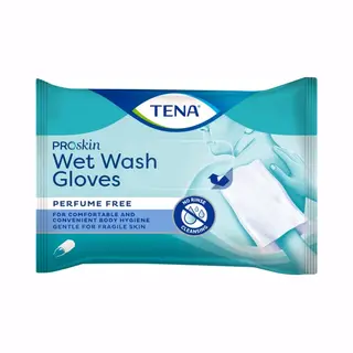 Tena Proskin Wet Wash Gloves Mild Geparfumeerd 8 Stuks