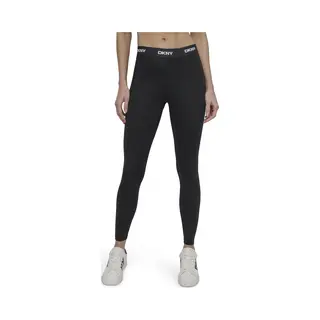 Damen Elasthan Leggings Dkny Logo Balance