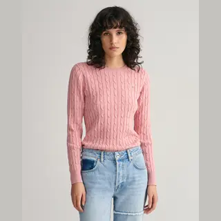 Gant Strickpullover Stretch Cotton Cable C-Neck