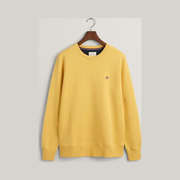 Gant For Man. 2006065 Shield Navy Crew Neck Sweatshirt (L), Casual, Cotton, Long Sleeve thumbnail