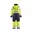 High Vis Geel/Marineblauw
