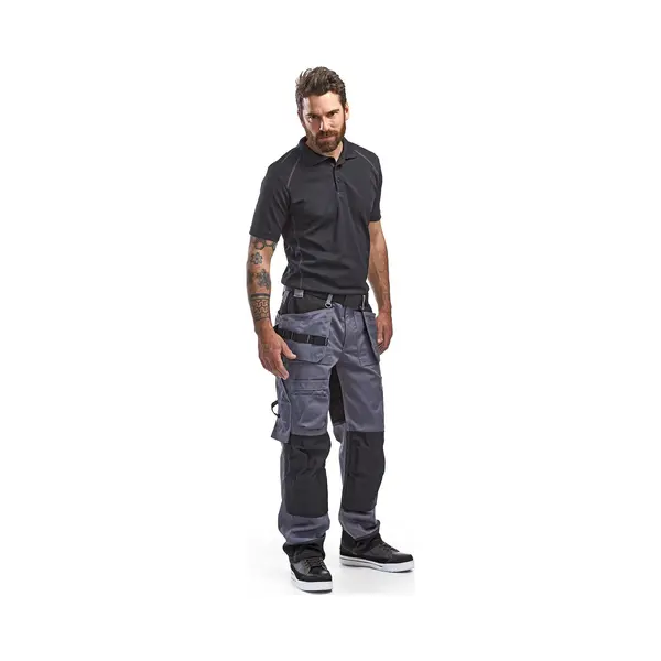 Blåkläder Blaklader Werkbroek 1504-1860 - Grijs/Zwart - C58 thumbnail