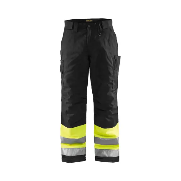 Blakläder 186218113399 Broek Zwart, Geel thumbnail