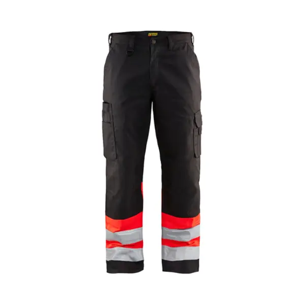 Blakläder 156418119955 Broek Zwart, Rood thumbnail
