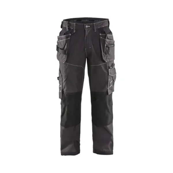 Blakläder 19611146 Broek Zwart, Grijs thumbnail