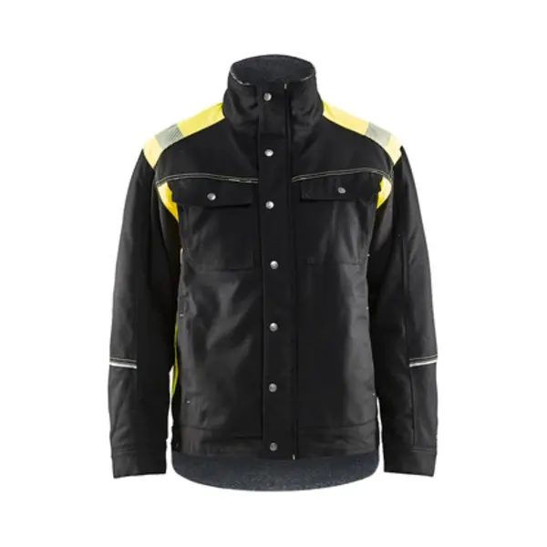Blakläder 49151370 Jacke Schwarz, Gelb thumbnail