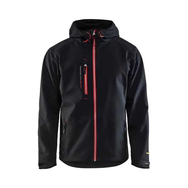 Blakläder 494925179956 Jacke Schwarz, Rot thumbnail