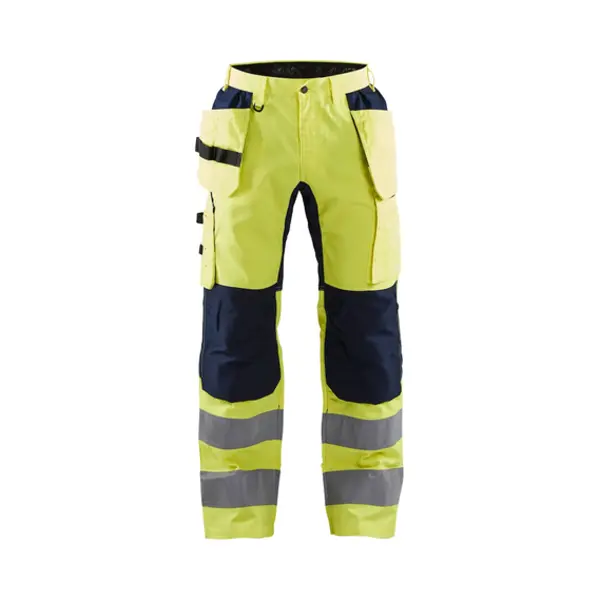 Blakläder 155218113389C46 Broek Blauw, Marineblauw , Geel thumbnail