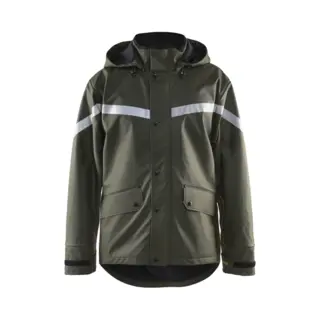 Blåkläder Blaklader 430520034600M Level 2 RegenJacke, Armygrün, Größe M