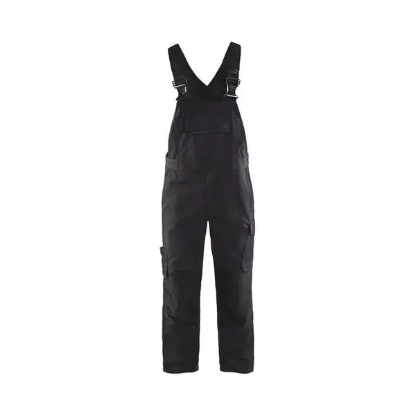 Blaklader Bretelbroek Met Stretch High Vis 2695 - Zwart/donkergrijs thumbnail