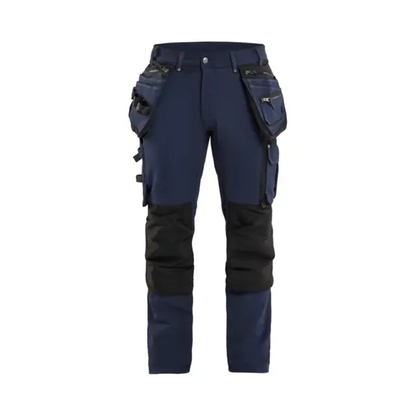 Blaklader Arbeitshose X1900 Artisan Stretch 4d 1998 - Dunkelblau/schwarz Xl - Fr(48) - Se(c54) - Kurz thumbnail