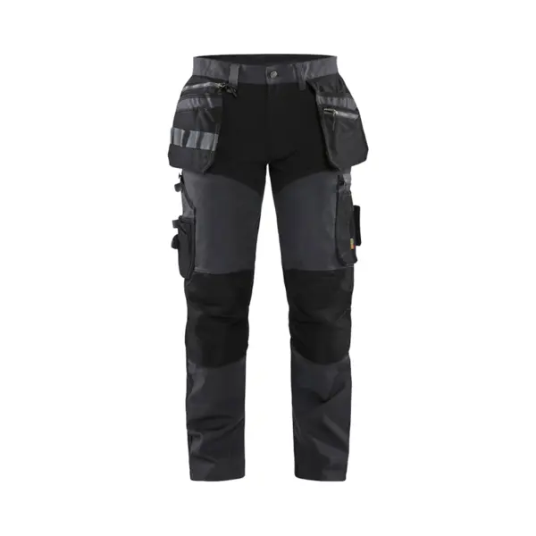 Blåkläder Blaklader Werkbroek Met Stretchpanelen En Spijkerzakken 1599-1343 - Donkergrijs/Zwart - C46 thumbnail