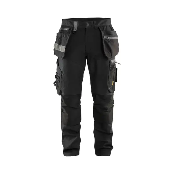 Blåkläder Blaklader Werkbroek Met Stretchpanelen En Spijkerzakken 1599-1343 - Zwart - C52 thumbnail