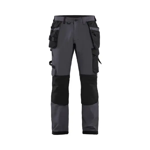 Blaklader Arbeitsarbeitshose Artisan Stretch 4d 1522 - Grau-schwarz/schwarz S - Fr(40) - Se(c46) - Standards thumbnail