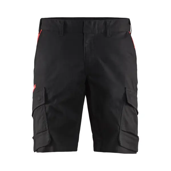 Blaklader Arbeitsshorts Für Die Industrie Stretch 2d 1446 – Schwarz/rot S – Fr(40) – Se(c46) – Standards thumbnail