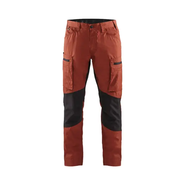 Blakläder 145918455999 Broek Zwart, Rood thumbnail