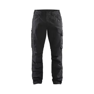 Blåkläder Blaklader Service Werkbroek Denim Stretch 1439-1141 - Zwart/Zwart - C152