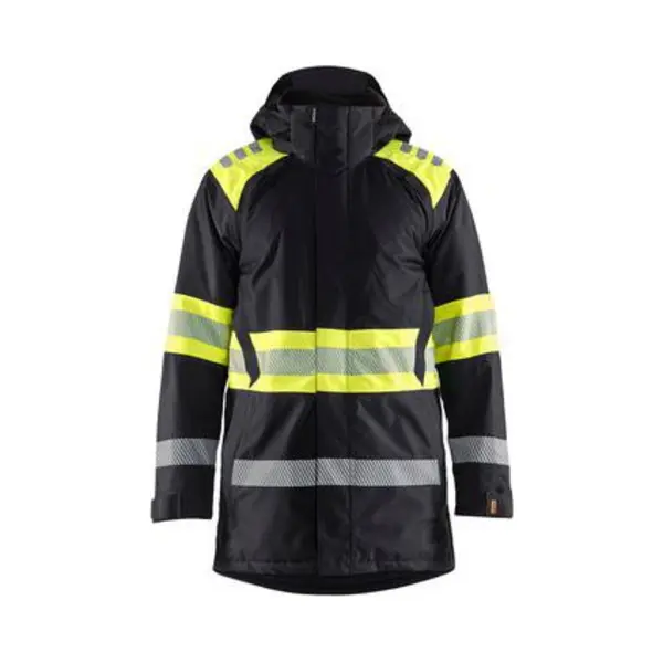 Blaklader Winterparka Hi-Vis Klasse 1 Zwart/Geel - Blåkläder thumbnail