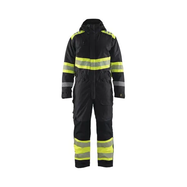Blaklader Winteroverall Met Hoge Zichtbaarheid Klasse 1 - Zwart/geel - Blåkläder thumbnail