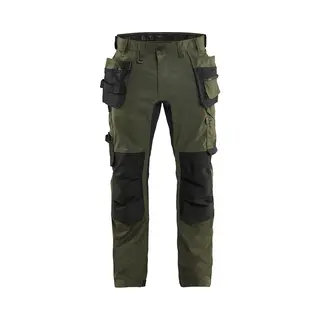Blakläder 175018324298 Broek Zwart, Groen