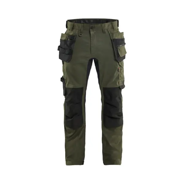 Blakläder 175018324298 Broek Zwart, Groen thumbnail