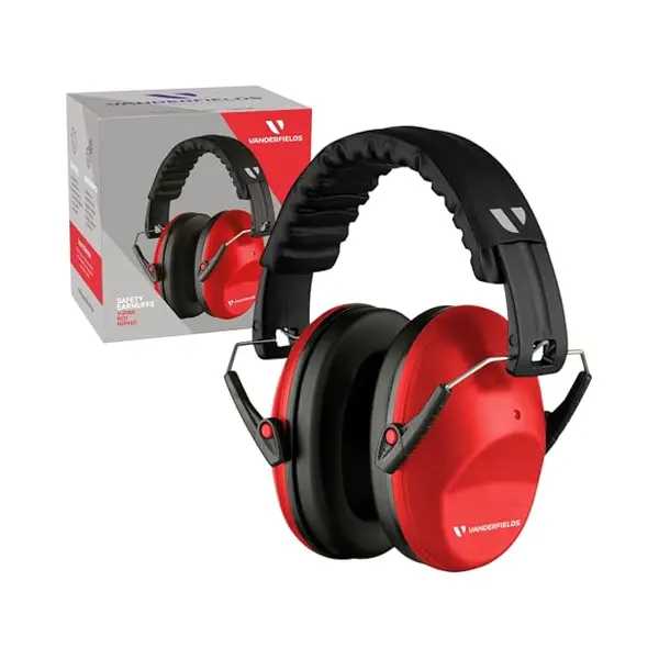 Vanderfields Premium Hearing Protection Ear Defenders - Broad Spectrum Sound Reduction 33.2dB At 2K Hz Noise Cancelling - Headset Safety Noise thumbnail
