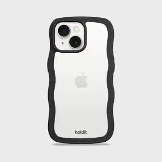 HoldIt 16834 mobiele telefoon behuizingen 15,4 cm (6.06") Hoes Zwart, Transparant