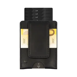 Bodesa Valore Portemonnee Heren- Pasjeshouder Premium Kwaliteit- Echt Leren Rfid- Bescherming-Portemonnee Pasjes Houder- Winkelwagenmuntje En