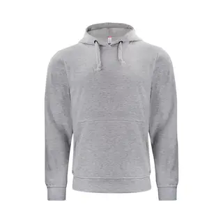 Clique, Mannen, Springer, Basic Hoody, Grijs, (L)
