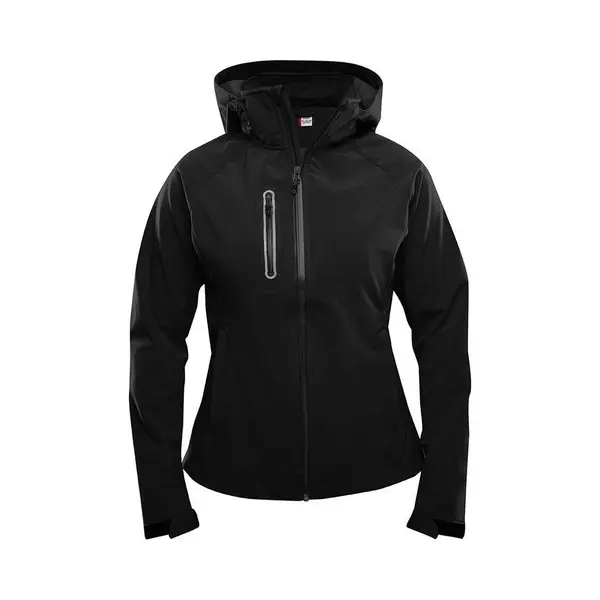 Clique Milford Softshell Ladies Zwart Maat Xxl thumbnail