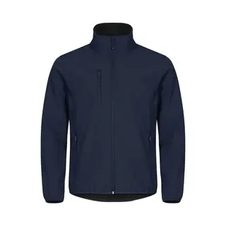 Clique Softshell Jas Classic - Dark Navy - Maat 4XL